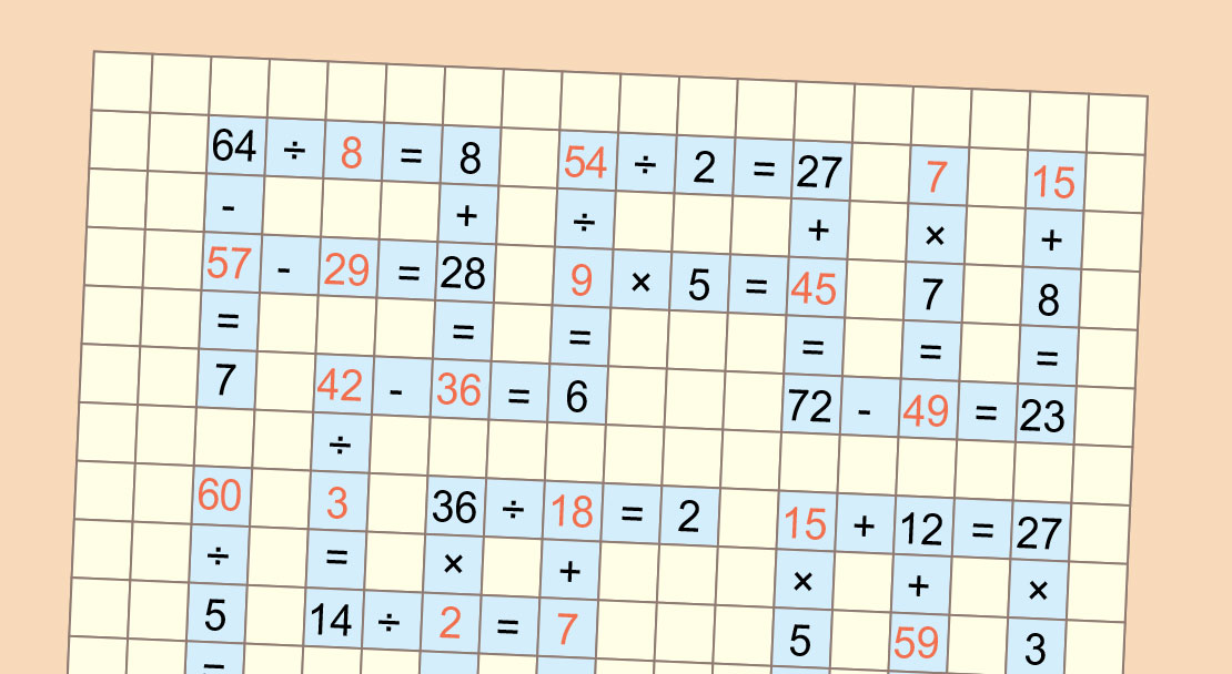 Kreuzworträtsel Mathe