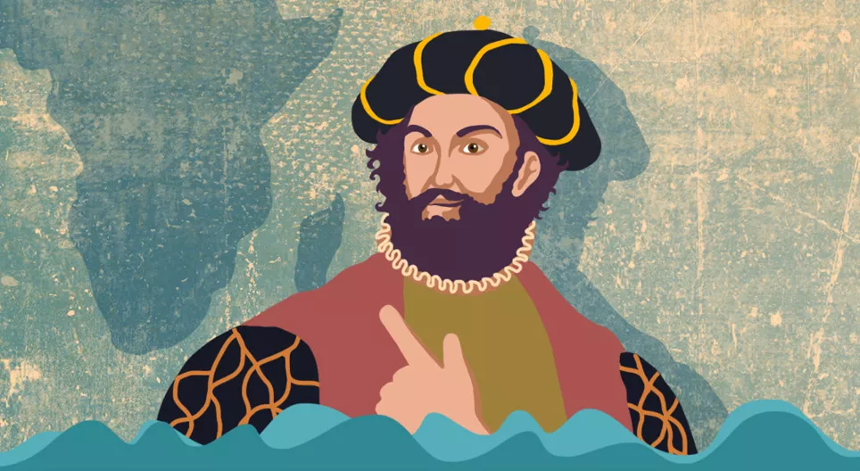 Der erste Europäer, der Afrika umsegelte: Vasco da Gama