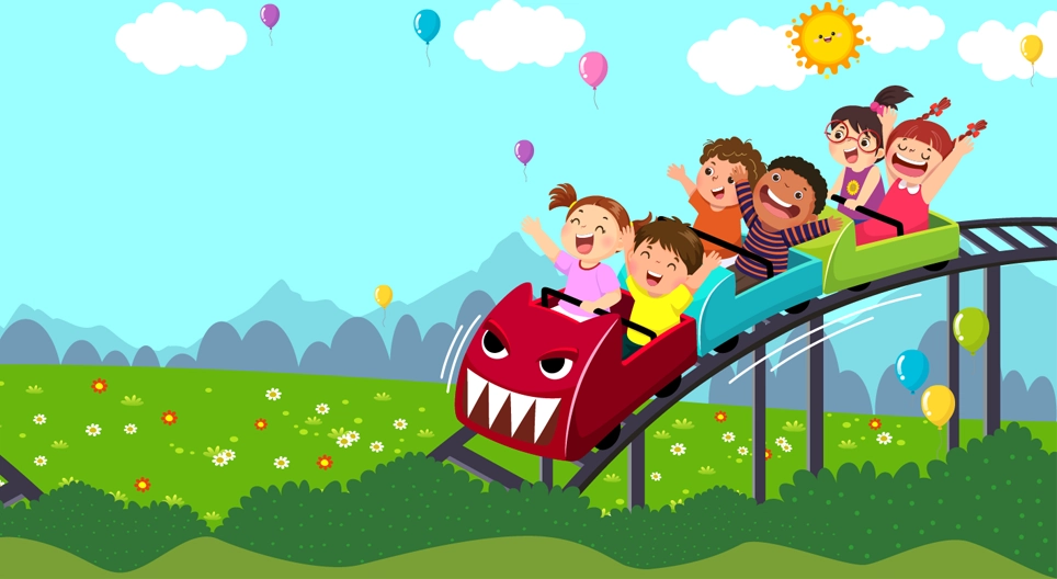 Auf zur Achterbahn!
