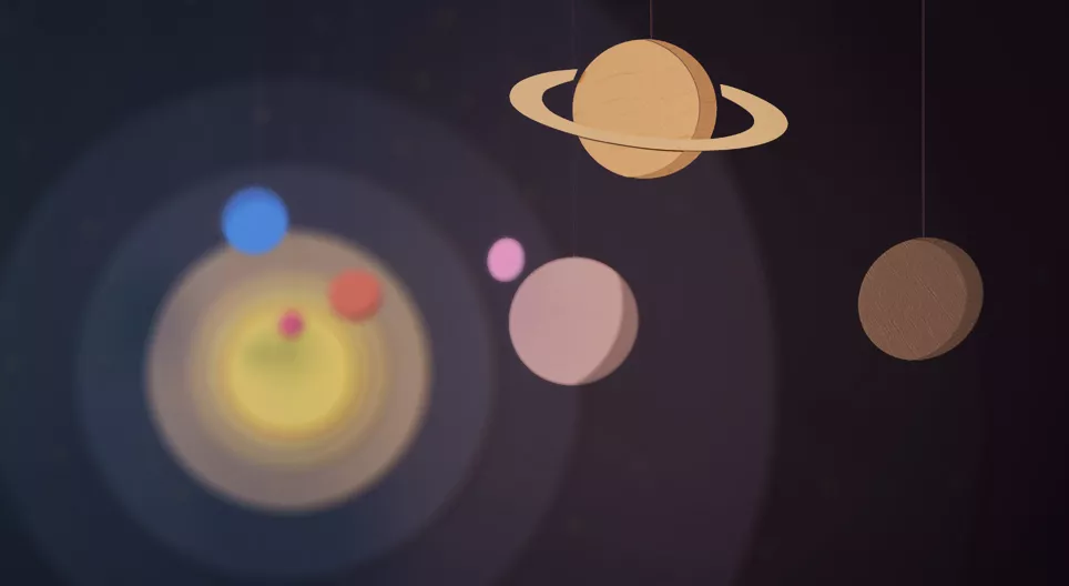 Planeten in unserem Garten