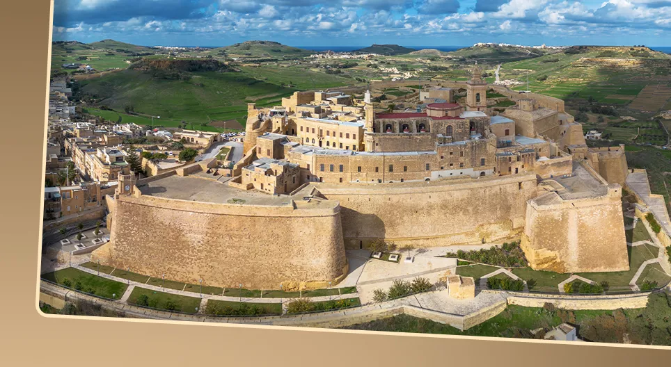 Die Zitadelle von Gozo