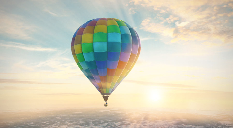 Der Heißluftballon