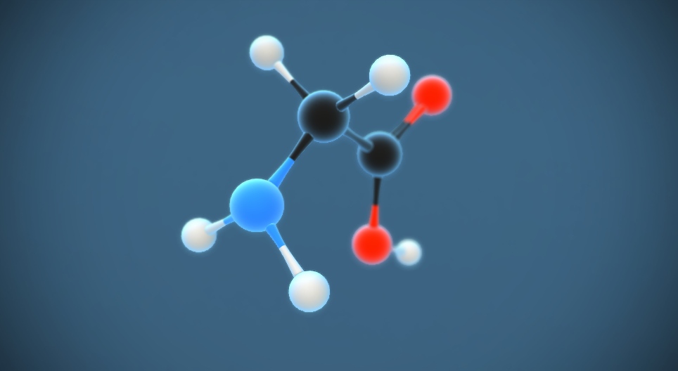 Das Glycin (Aminoessigsäure) (C₂H₅NO₂)