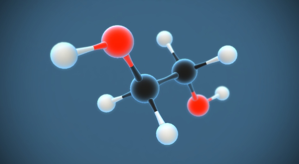 Das Glykol (Ethan-1,2-diol) (C₂H₆O₂)