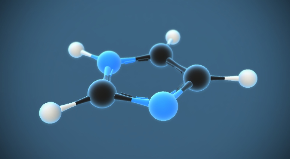 Das Imidazol (C₃H₄N₂)