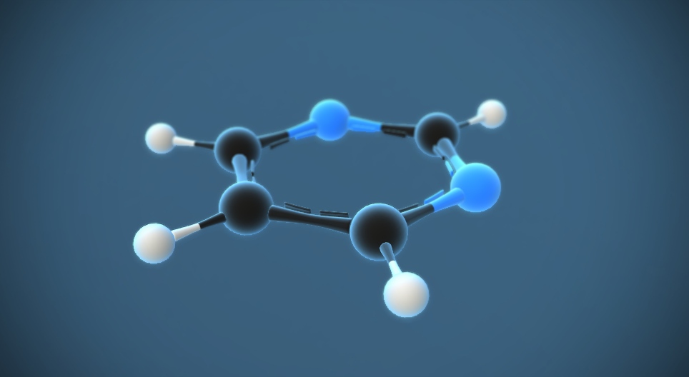 Das Pyrimidin (C₄H₄N₂)