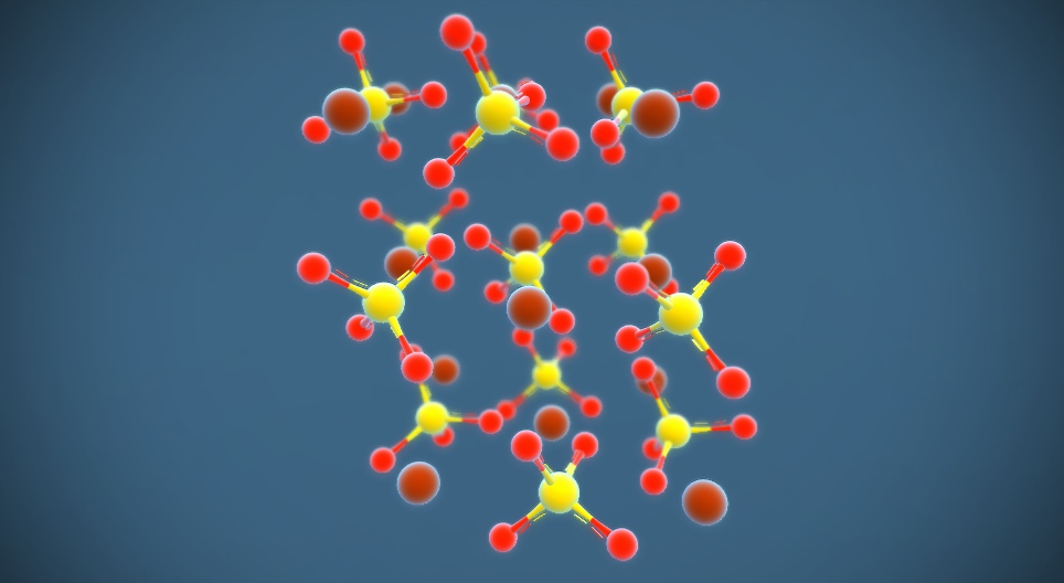 Das Kupfersulfat (CuSO₄)