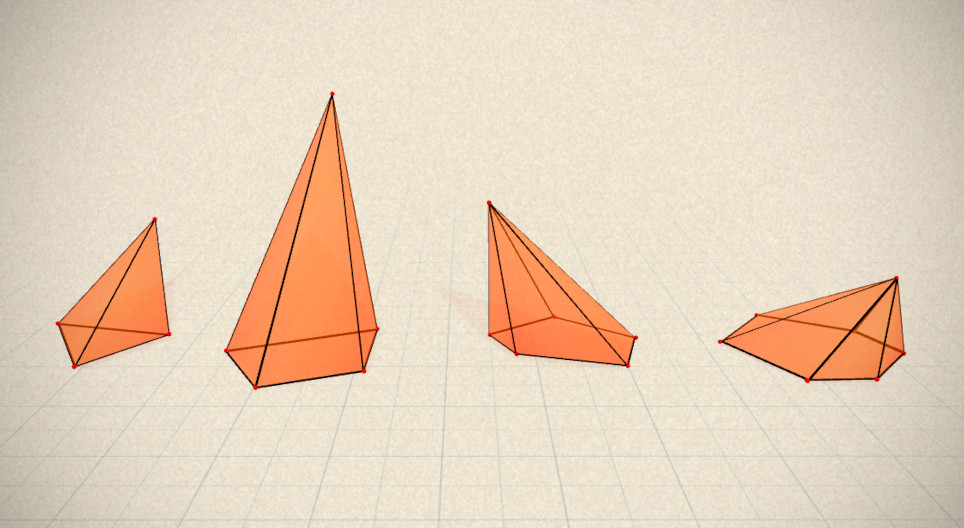 Die regelmäßige quadratische Pyramide