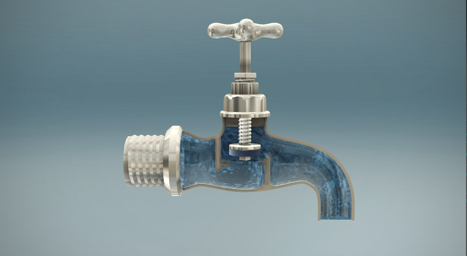 Wie funktioniert der Wasserhahn?