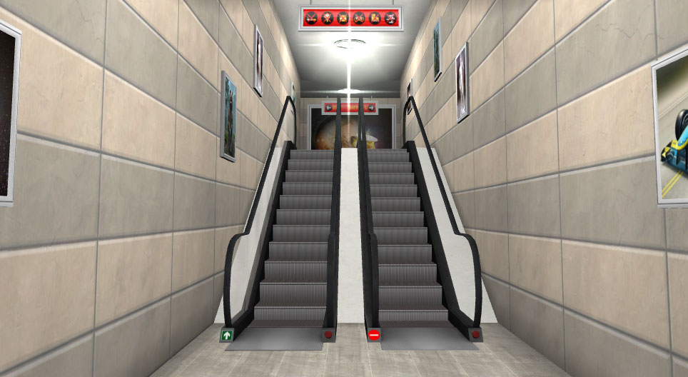 Wie funktioniert die Rolltreppe?