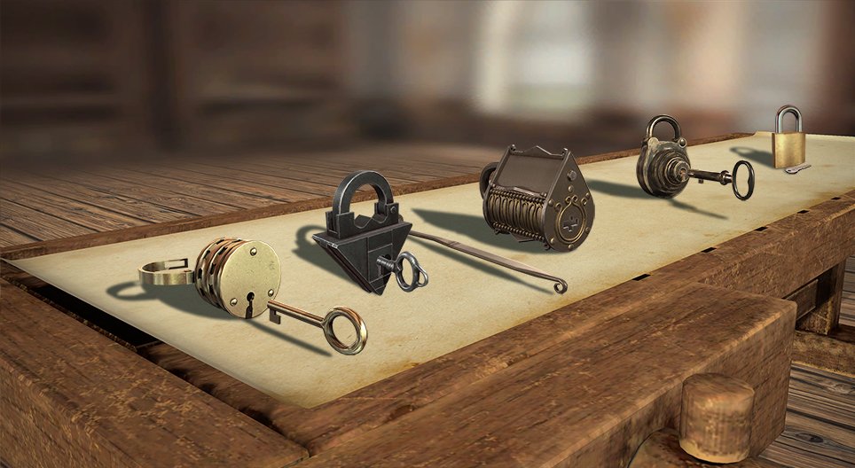 Schlösser und Vorhängeschlösser