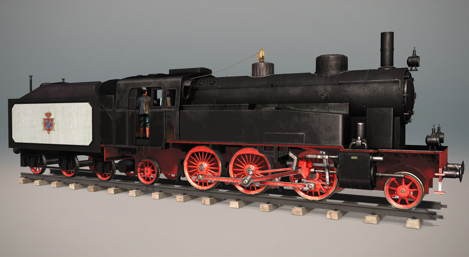 BR-Standardklasse 3MT 2-6-2T Dampflokomotive