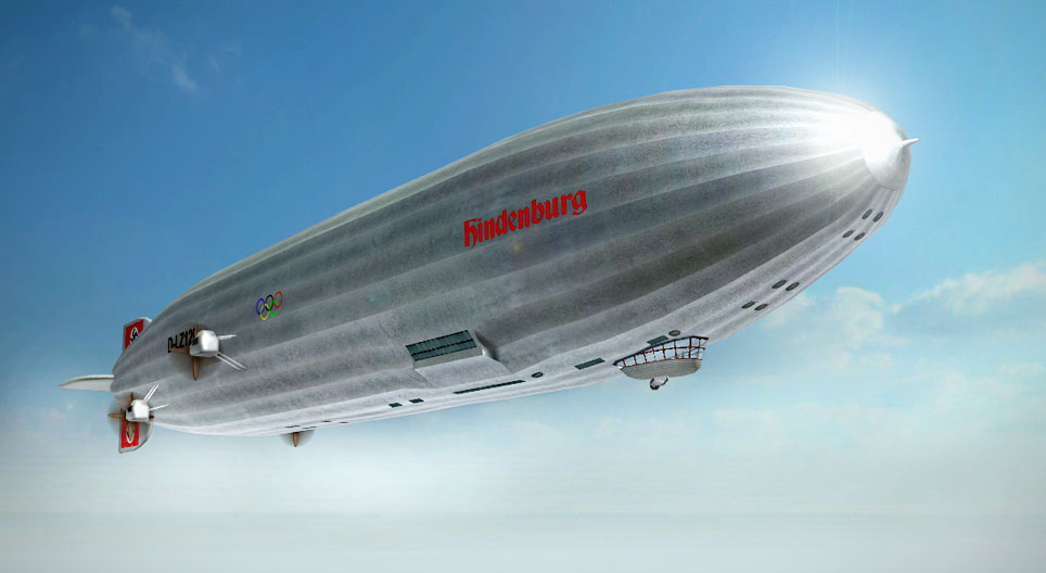 Das Zeppelin-Luftschiff, LZ 129 Hindenburg