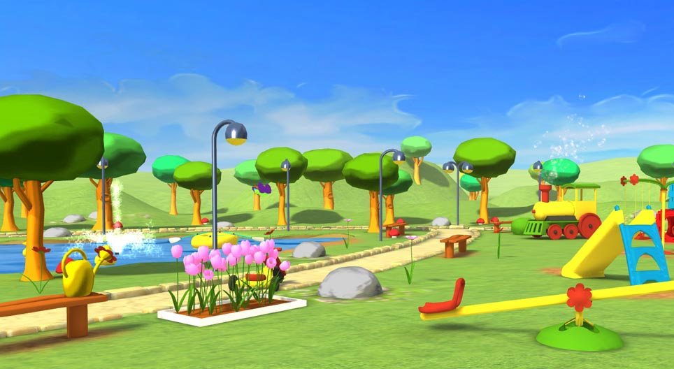 Kati auf dem Spielplatz