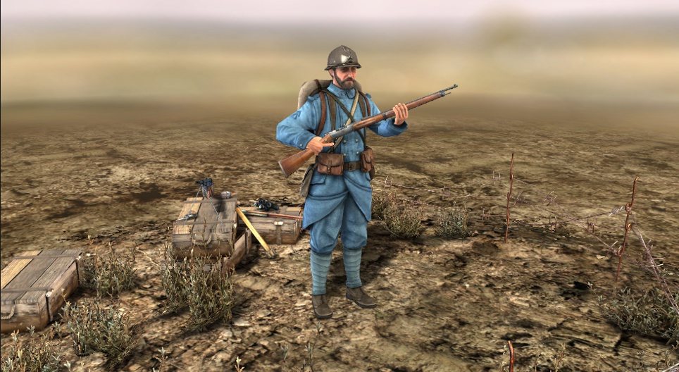Französischer Soldat (1. Weltkrieg)