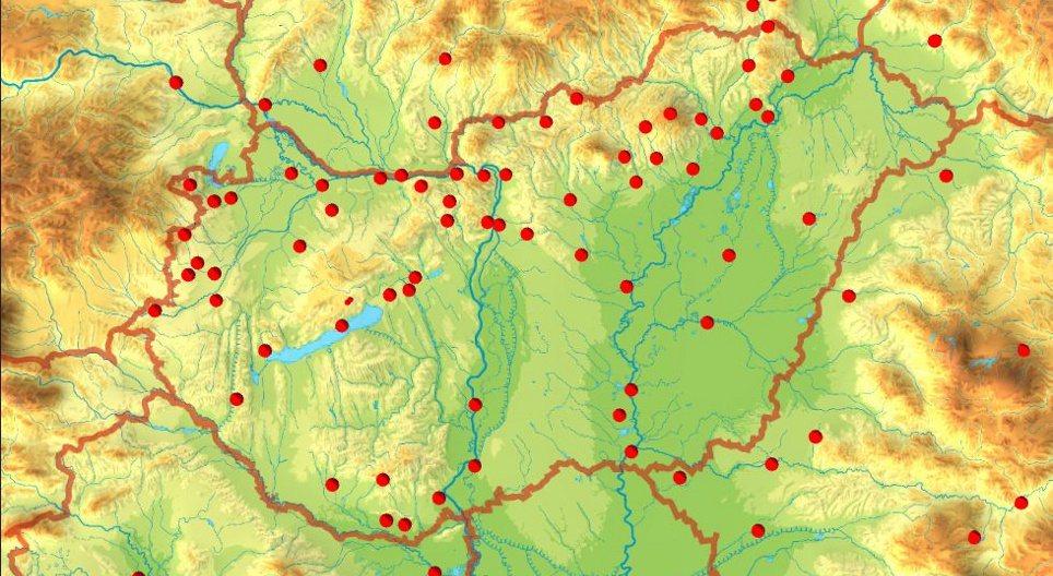 Historische Topografie (Orte – Pannonische Tiefebene)