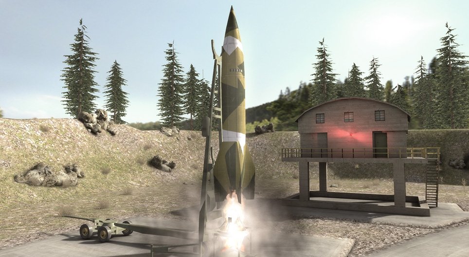 Die V-2 ballistische Rakete (A4, 1944)