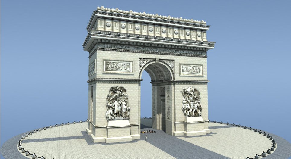 Der Triumphbogen (Paris, 1836)