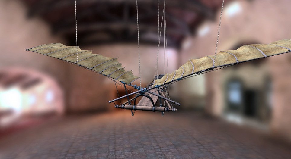 Leonardo da Vincis Erfindungen: Flugapparat (1488-1489)