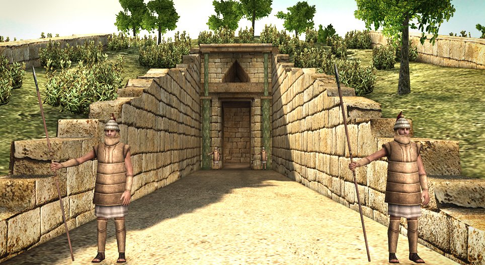 Das Schatzhaus des Atreus (Mykene, 14. Jh. v. Chr.)