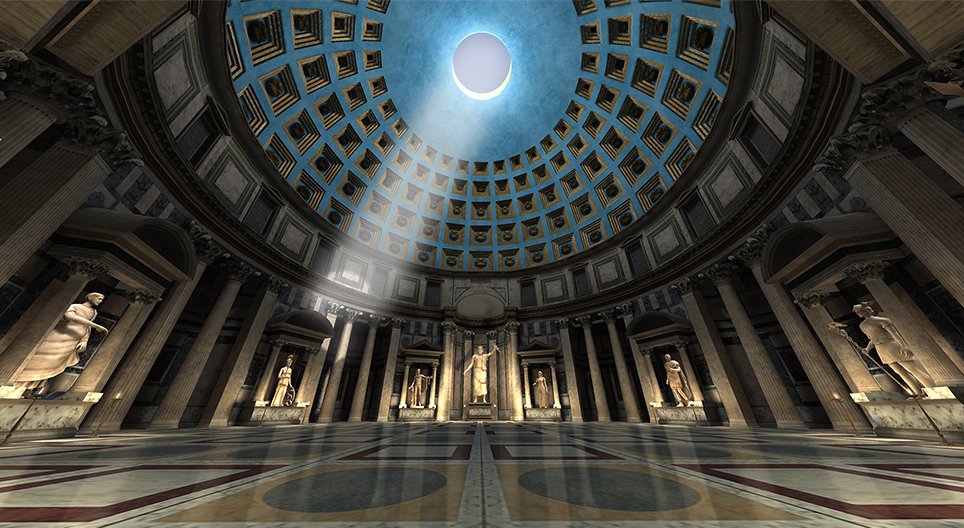 Das Pantheon (Rom, 2. Jahrhundert)