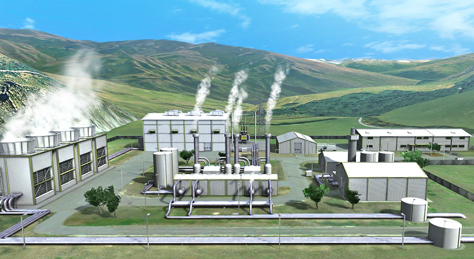 Geothermal power station