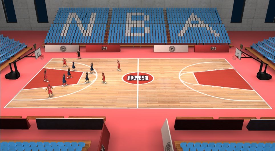 Basketball arena
