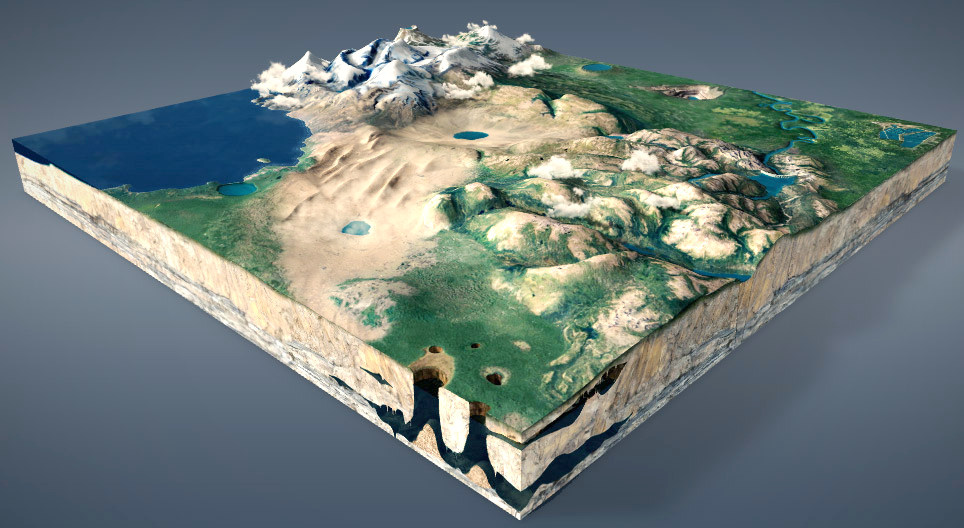 The development of lakes