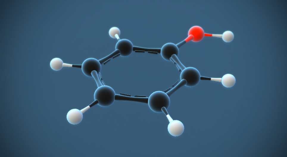 Phenol (C₆H₅OH)