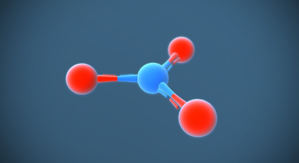 Nitrate ion (NO₃⁻)