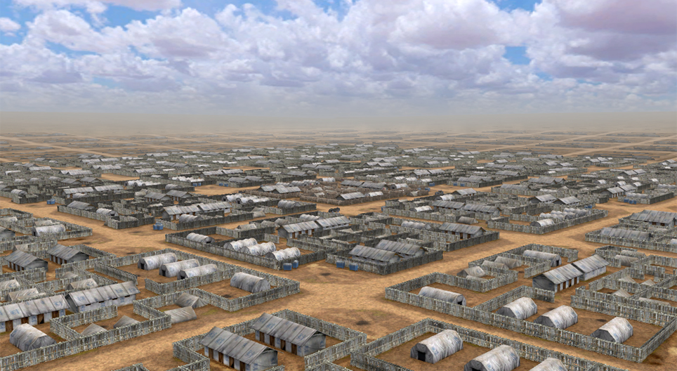 Refugee camp in Africa (Darfur)