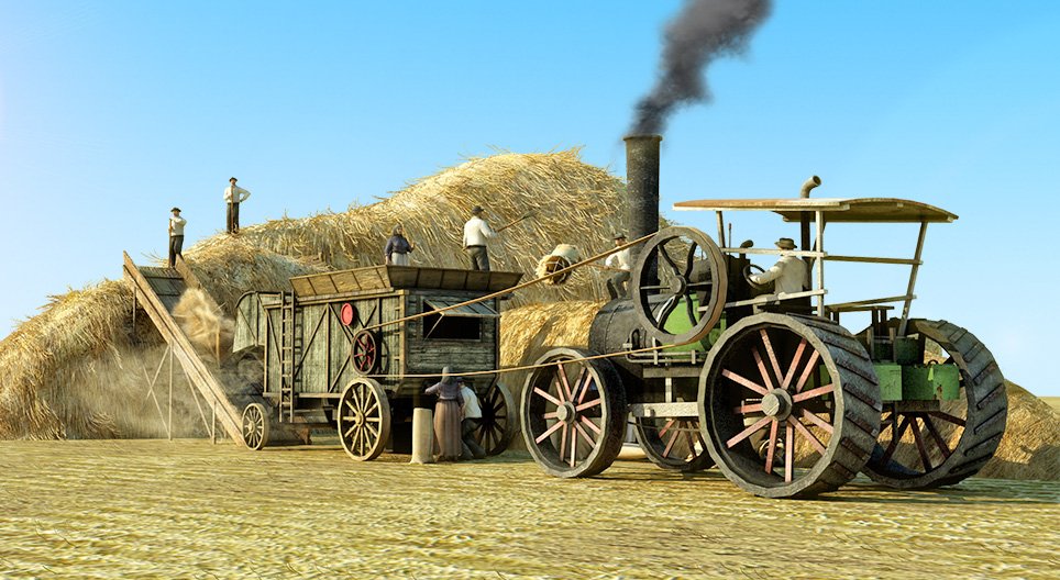 Threshing machine (19th century)
