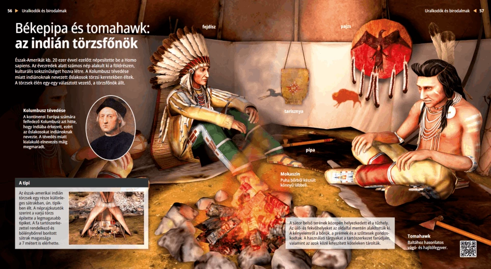 La pipa de la paz y el tomahawk: el jefe indio