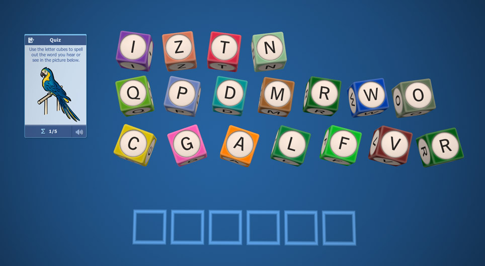 Jeu de l'alphabet anglais