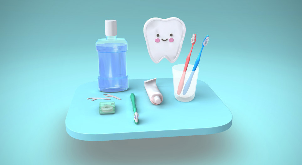 Le brossage de dents