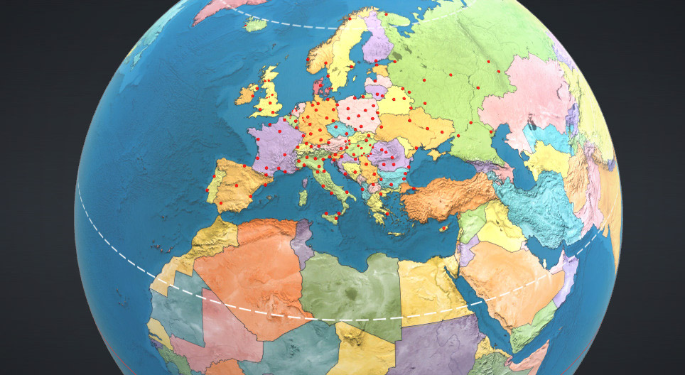 Les villes du monde