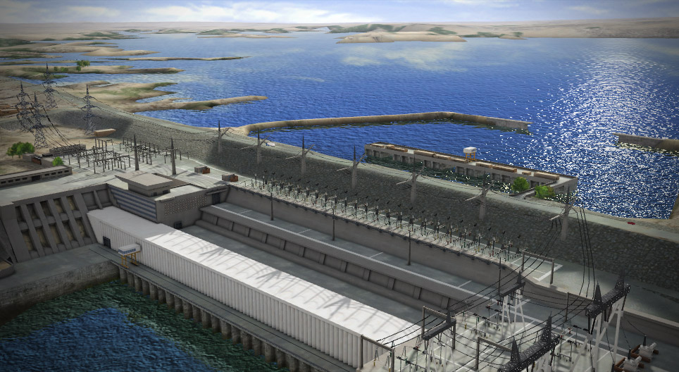 Haut barrage d'Assouan