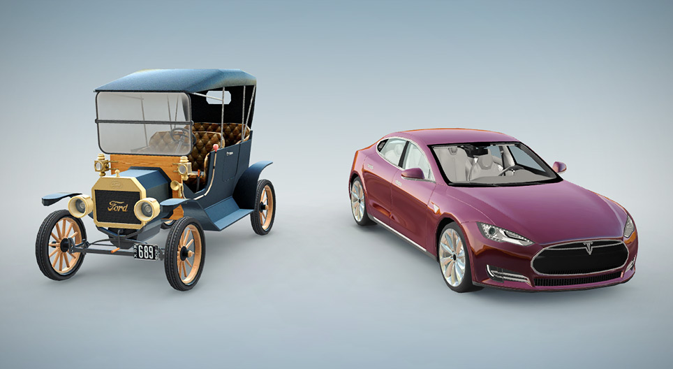 L'évolution des automobiles