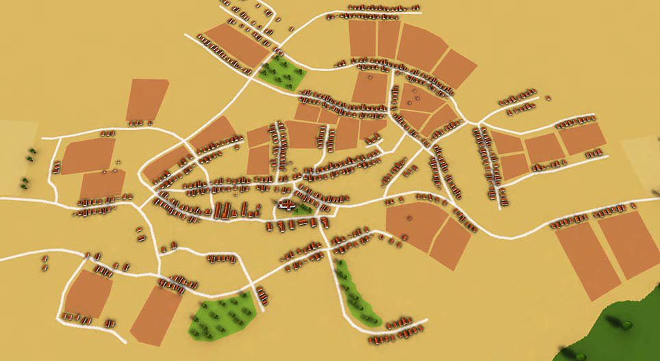 Les types de fermes et de villages