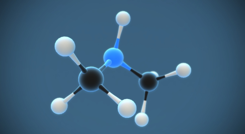 Diméthylamine (NH(CH₃)₂)