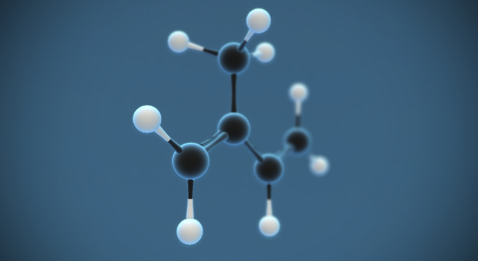 Isoprène (2-methyl-1,3-butadiene) (C₅H₈)