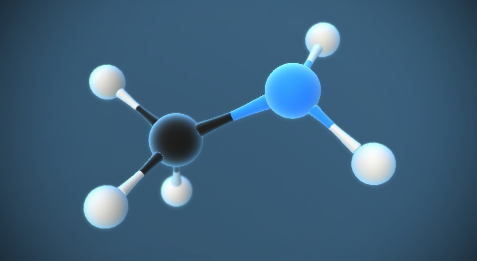 Méthylamine (NH₂CH₃)