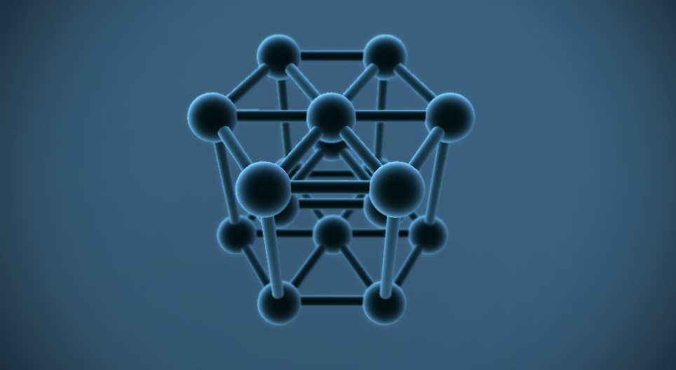 Système cristallin métallique hexagonal