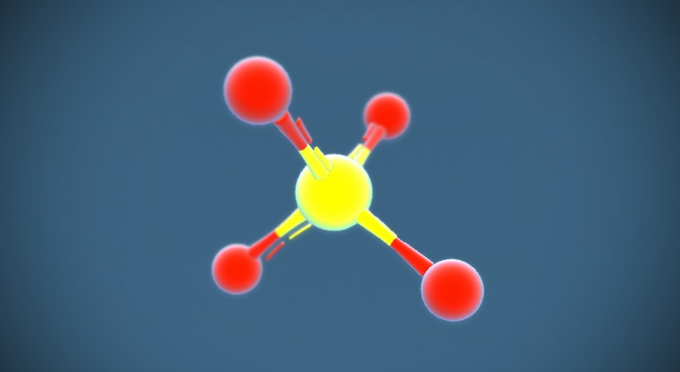 Ion sulfate (SO₄²⁻)