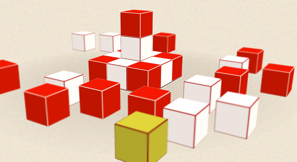 Casse-tête à cubes
