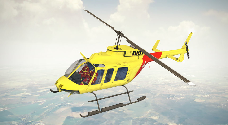 Hélicoptère (BELL 206 Long Ranger)