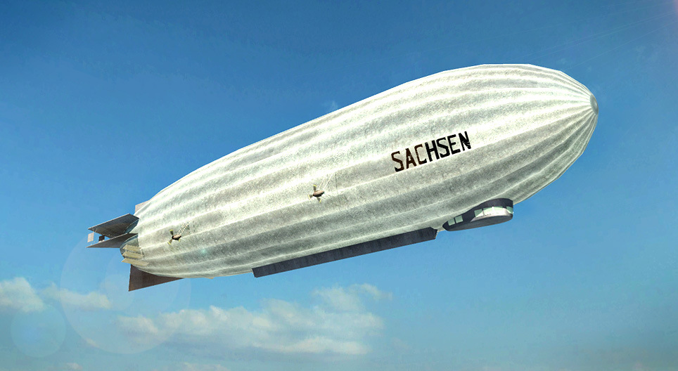 Dirigeable Zeppelin, LZ 17 Sachsen (1913)