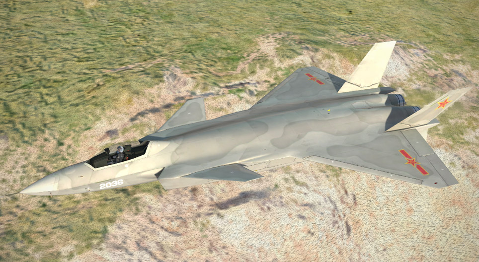 Le Chengdu J-20 Mighty Dragon (Chine, 2017)