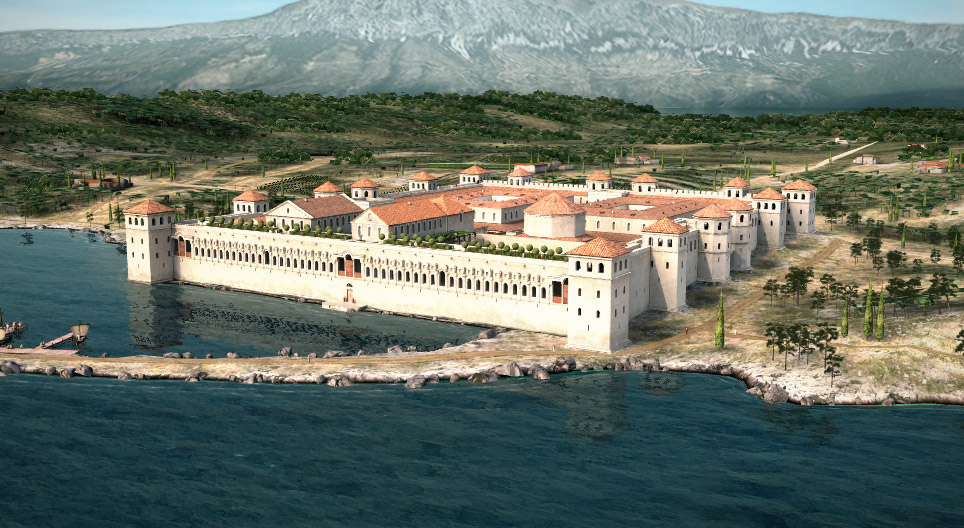 Le palais de Dioclétien (Split, Croatie)
