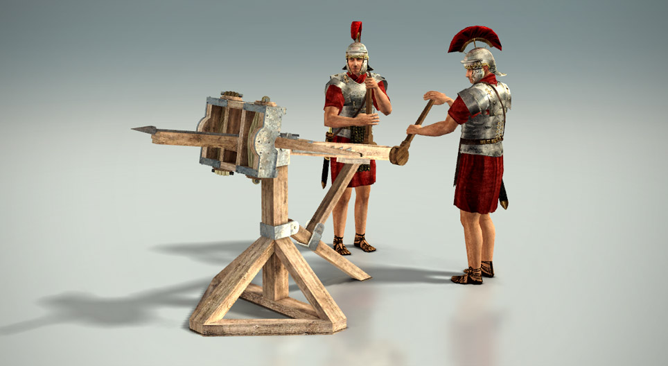 Les machines de siège de la Rome antique
